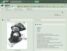 Tablet Screenshot of dakina.deviantart.com