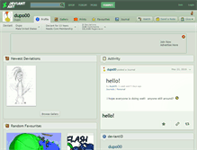 Tablet Screenshot of dupo00.deviantart.com
