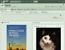 Tablet Screenshot of dagorath.deviantart.com
