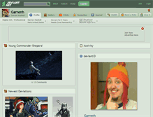 Tablet Screenshot of garrenh.deviantart.com