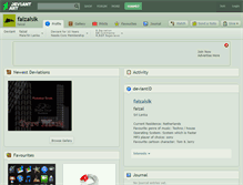 Tablet Screenshot of faizalslk.deviantart.com