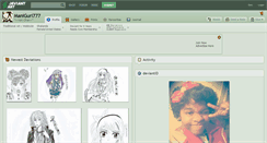 Desktop Screenshot of manigurl777.deviantart.com