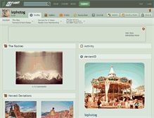 Tablet Screenshot of lephotog.deviantart.com
