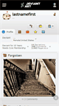 Mobile Screenshot of lastnamefirst.deviantart.com