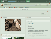 Tablet Screenshot of lastnamefirst.deviantart.com