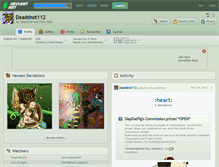 Tablet Screenshot of deadshot112.deviantart.com