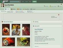 Tablet Screenshot of guccivonstein.deviantart.com
