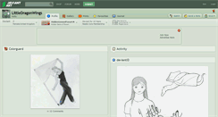 Desktop Screenshot of littledragonwings.deviantart.com