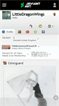 Mobile Screenshot of littledragonwings.deviantart.com