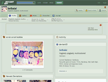 Tablet Screenshot of beibalai.deviantart.com