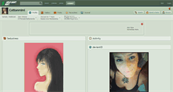 Desktop Screenshot of cottonmimi.deviantart.com