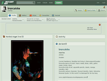 Tablet Screenshot of brancaloba.deviantart.com