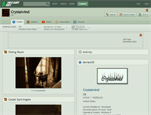 Tablet Screenshot of crystalwind.deviantart.com