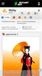 Mobile Screenshot of nixhy.deviantart.com