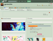 Tablet Screenshot of legendaryditto.deviantart.com
