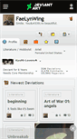 Mobile Screenshot of faelynwing.deviantart.com