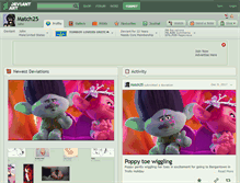 Tablet Screenshot of match25.deviantart.com