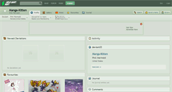 Desktop Screenshot of manga-kitten.deviantart.com