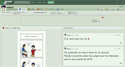 Desktop Screenshot of neloyd.deviantart.com
