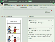 Tablet Screenshot of neloyd.deviantart.com