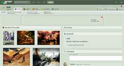 Desktop Screenshot of khp.deviantart.com