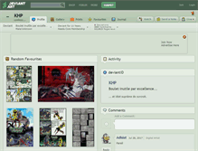 Tablet Screenshot of khp.deviantart.com