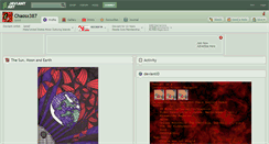 Desktop Screenshot of chaosx387.deviantart.com