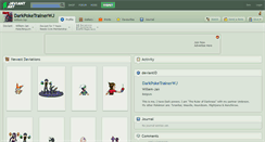 Desktop Screenshot of darkpoketrainerwj.deviantart.com