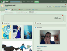 Tablet Screenshot of jimcinretrogirl.deviantart.com