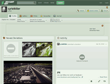 Tablet Screenshot of cyrielkiller.deviantart.com