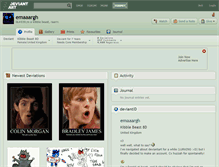 Tablet Screenshot of emaaargh.deviantart.com