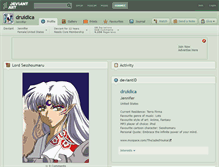 Tablet Screenshot of druidica.deviantart.com