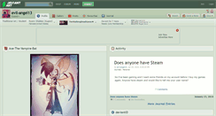 Desktop Screenshot of evil-angel13.deviantart.com