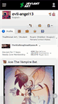 Mobile Screenshot of evil-angel13.deviantart.com