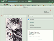 Tablet Screenshot of nil-chan.deviantart.com