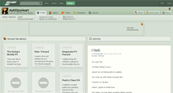 Desktop Screenshot of mykilljoyheart.deviantart.com