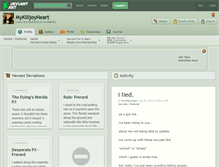 Tablet Screenshot of mykilljoyheart.deviantart.com