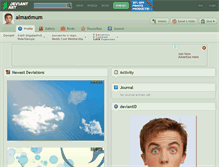 Tablet Screenshot of almaximum.deviantart.com
