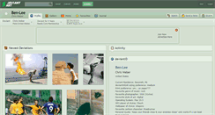 Desktop Screenshot of ben-lee.deviantart.com