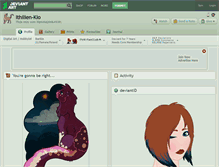 Tablet Screenshot of ithilien-kio.deviantart.com