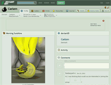 Tablet Screenshot of caelann.deviantart.com