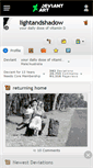 Mobile Screenshot of lightandshadow.deviantart.com