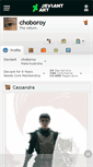 Mobile Screenshot of choboroy.deviantart.com