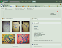 Tablet Screenshot of kovue.deviantart.com