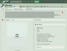 Tablet Screenshot of dirty-suzy.deviantart.com