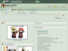 Tablet Screenshot of deisaso-yaoifans.deviantart.com