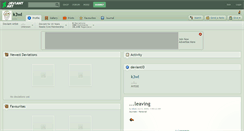 Desktop Screenshot of k3wl.deviantart.com