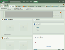 Tablet Screenshot of k3wl.deviantart.com