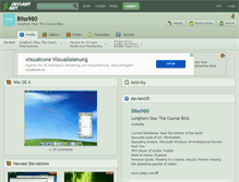 Tablet Screenshot of bliss980.deviantart.com