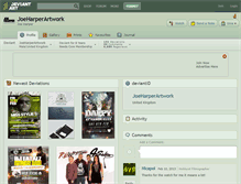 Tablet Screenshot of joeharperartwork.deviantart.com